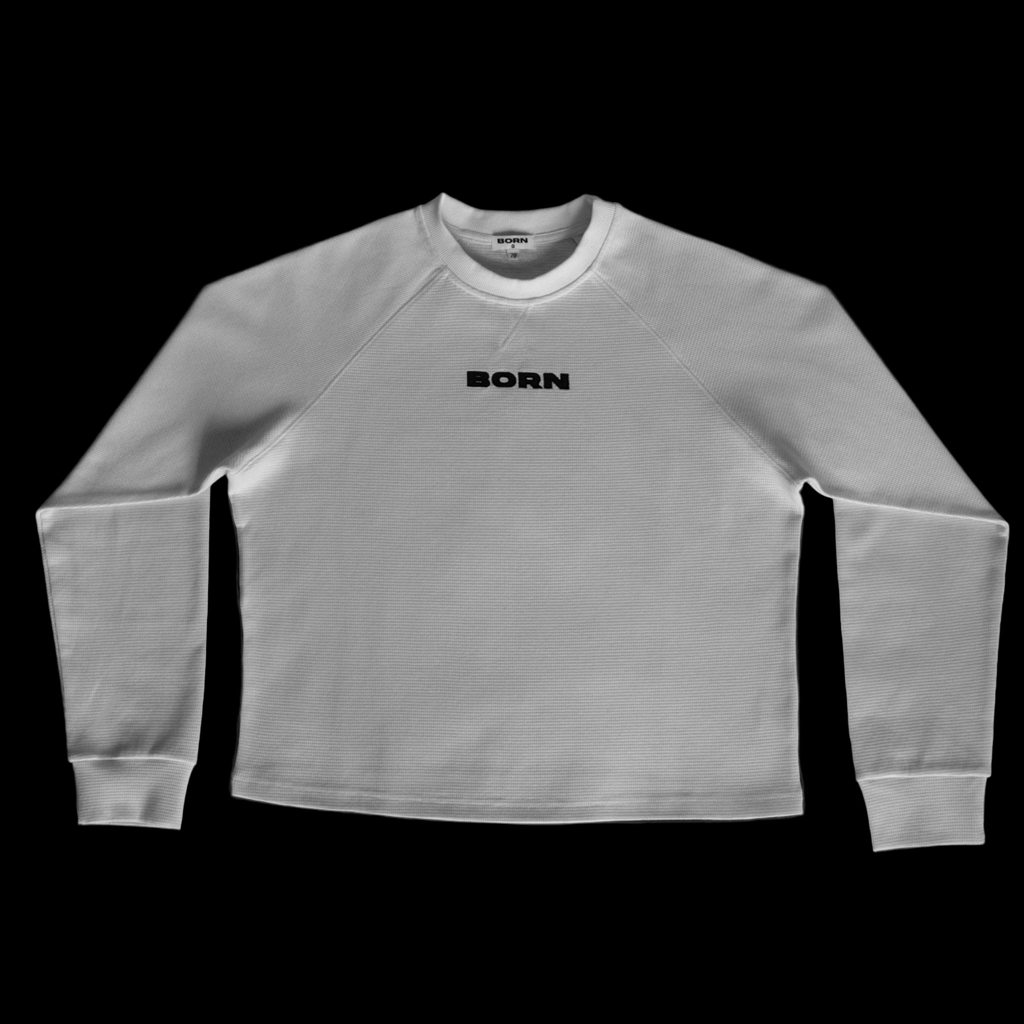 THERMAL KNIT LONG SLEEVE [CLOUD WHITE]